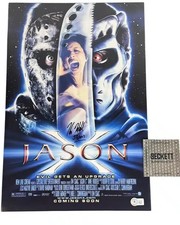 Kane Hodder signed 12x18 Poster Jason Voorhees Friday the 13th Jason X