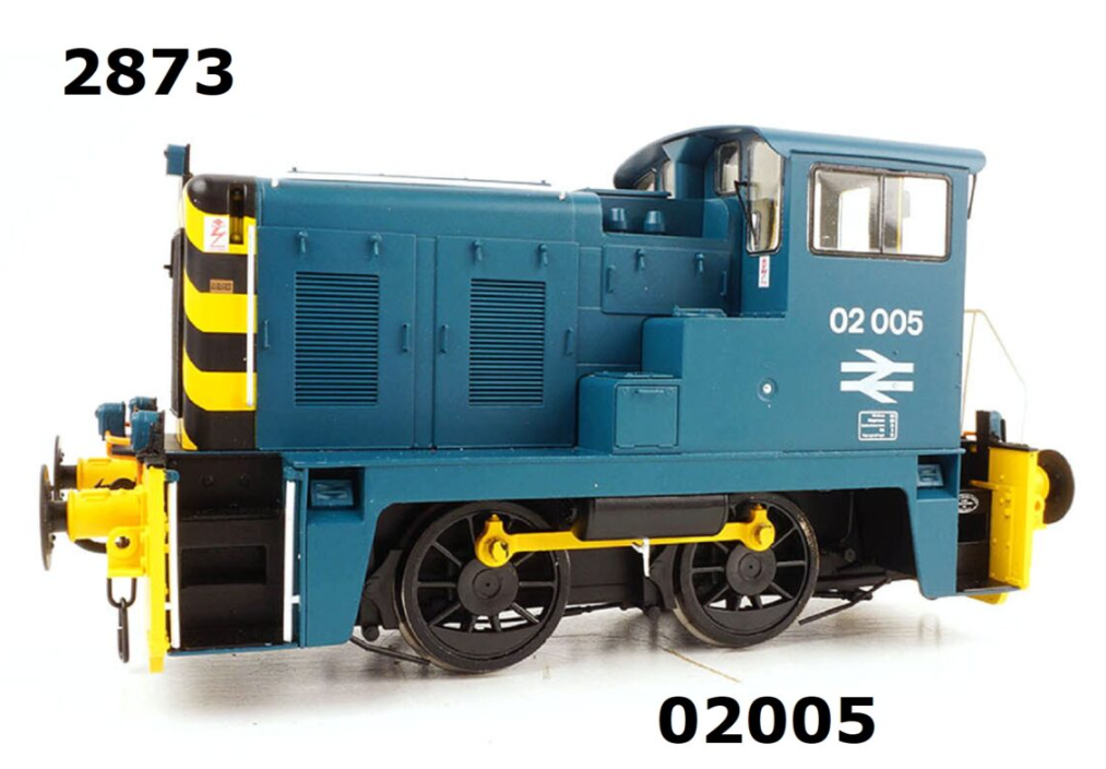 Heljan 2873 Class 02 02003 In BR Blue Livery O Gauge