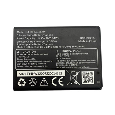 Battery for AT&T LT14H504357W Flip IV U102AA Cingular 1450mAh 4.35V Replacement