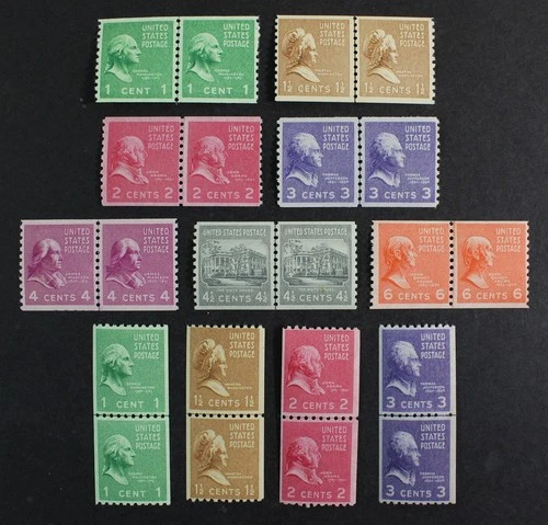 CKStamps: US Stamps Collection Scott#839/851 Mint NH OG Incomplete Line Pair