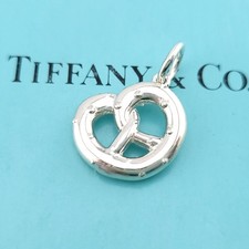 Vintage Tiffany & Co. Sterling Silber Brezel Charm Anhänger