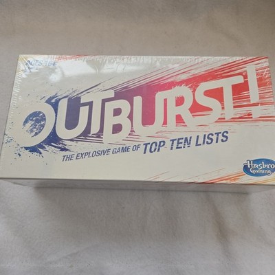 Hasbro Gaming Outburst The Explosive Game of Top 10 Lists Sealed