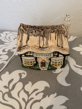 Ceramic House Plug In Table Lamp