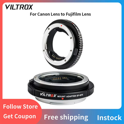 Viltrox EF-GFX Auto Focus Lens Adapter Ring for Canon EF EF-S Pro Lens to film  