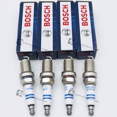 4× Double Platinum Spark Plugs 06H905601A Set FR5KPP332S for VW AUDI