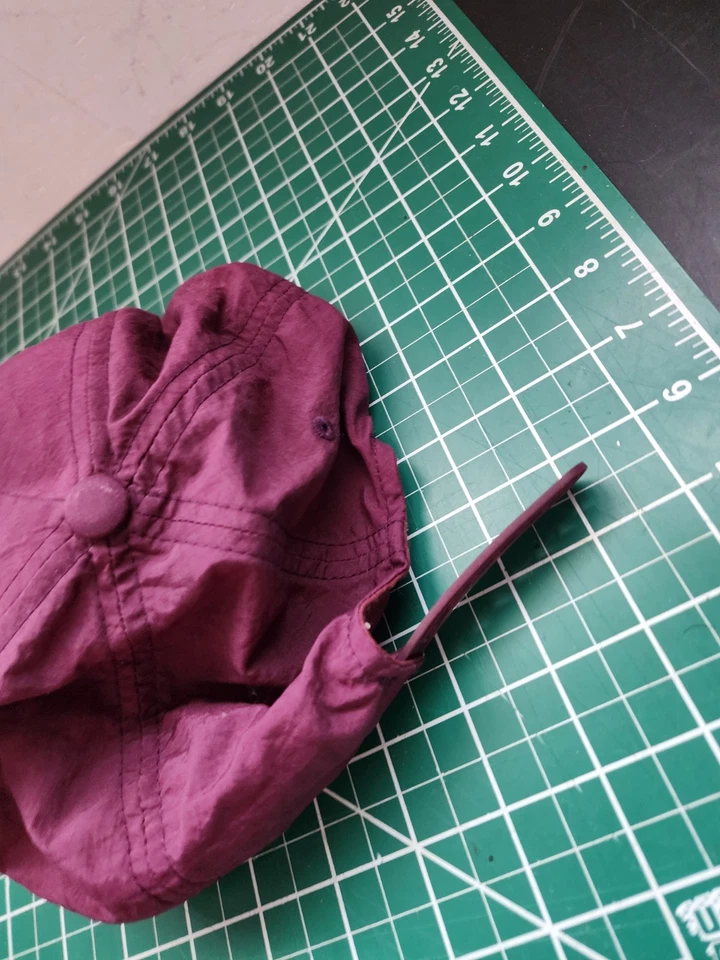 Volcom Men's Adjustable Snapback Hat Maroon One Size Fishinh Ahi DAMAGED - Image 3 of 4