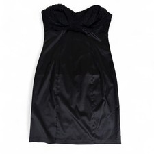 twentyone Black strapless lace mini dress lbd
