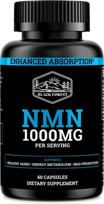 #ad Black Forest NMN 1000MG Enhanced with BioPerine® for 3X Absorption $45.00