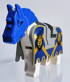 LEGO Horse Barding, Armor Lion Heads Knights Kingdom I King Leo's Castle 6091