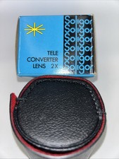 Soligor Auto Tele Converter 2X To Fit Canon FD Lens w/ case Japan