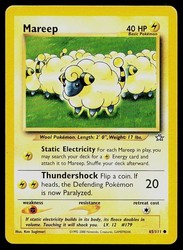 Mareep 65/111 Neo Genesis Common Unlimited