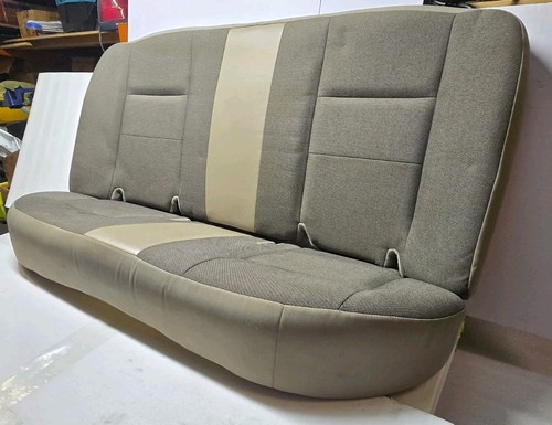 98-11 Ford Crown Victoria P71 CVPI OEM Rear Bench Seat COVERS "Light Stone Cop" - Picture 10 of 14