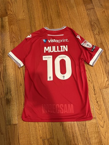 2024 Macron Wrexham AFC Home Soccer Jersey Paul Mullin 2XL