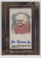 2017 Topps Allen & Ginter Auto Minis Framed Joe Thomas Sr #MA-JTS Auto 11ks