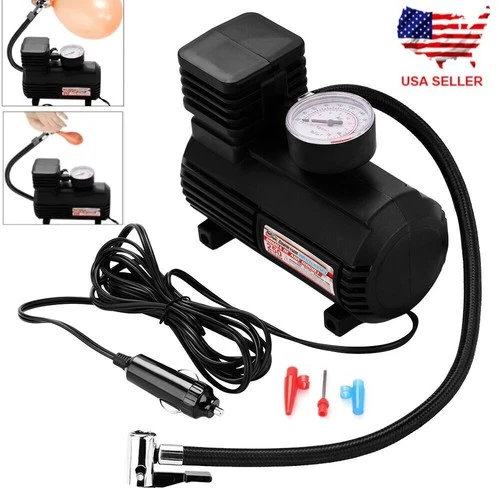 Heavy Duty 12V Portable 250PSI Car Tyre Auto Tire Inflator Pump Air Compressor
