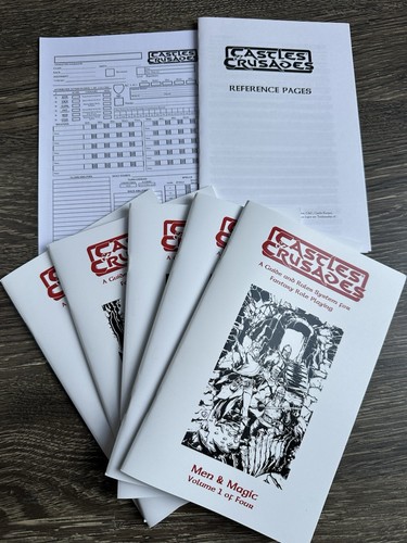CASTLES & CRUSADES RPG Classic White Box Set (Troll Lord Games, 2019) - Picture 8 of 16