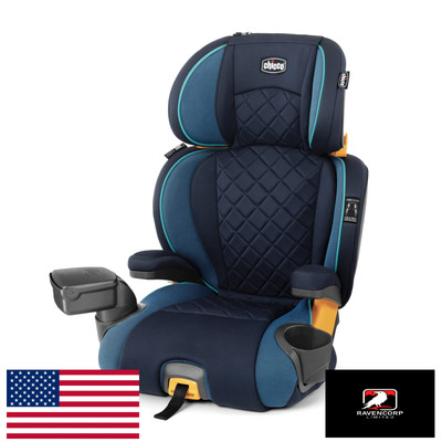 Chicco KidFit Zip Plus 2-in-1 Booster Car Seat - High Back & Backless 40-100lbs