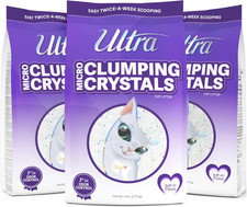 Clumping Micro Crystals Premium Cat Litter - Dust Free, Soft on Paws, Fragrance