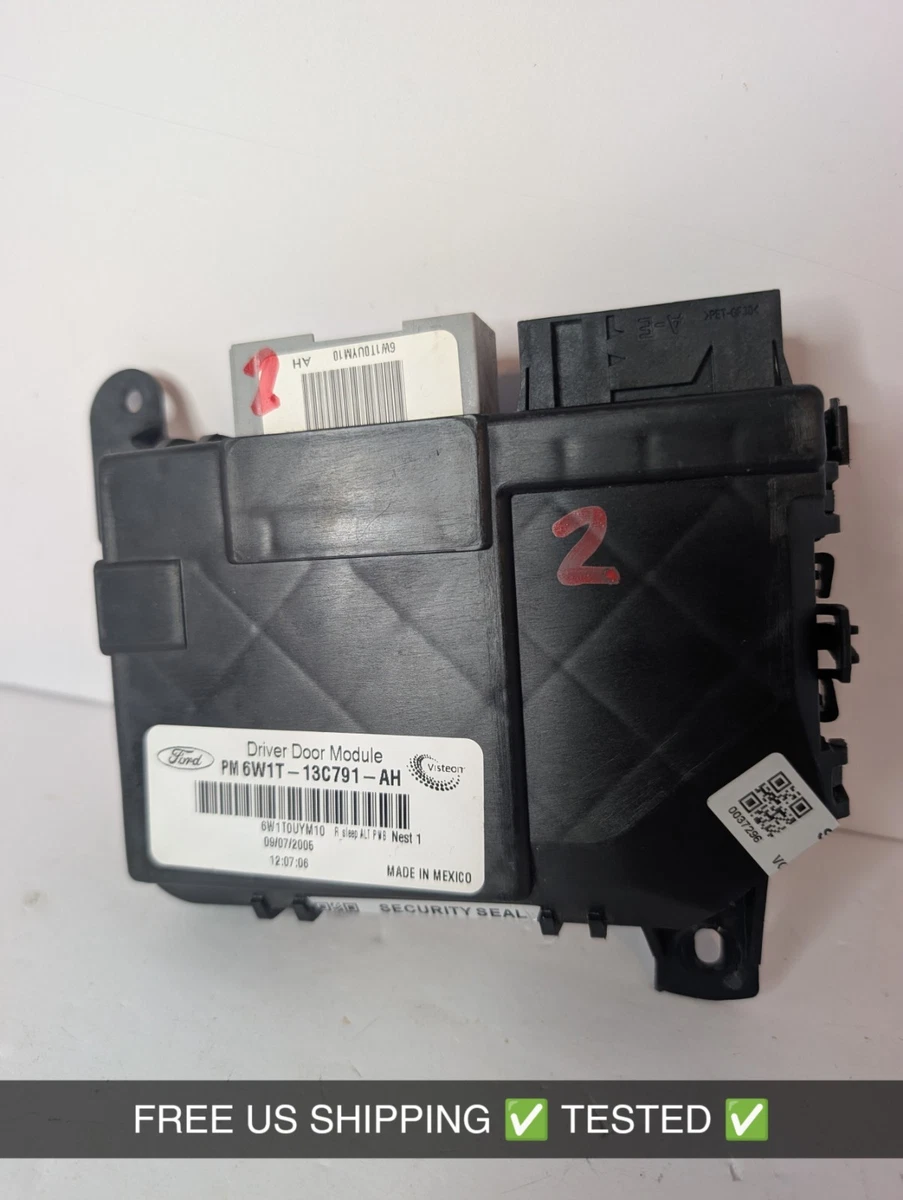 2006-08 Lincoln Town Car Driver Door Module 6W1T-13C791-AH TESTED