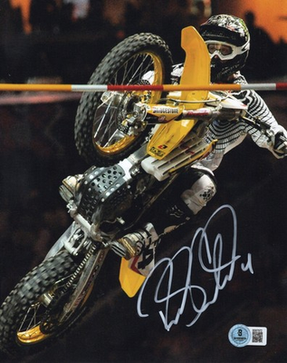 #ad Ricky Carmichael Autographed Signed SUPERCROSS Motocross 8x10 Photo Beckett BAS $75.00