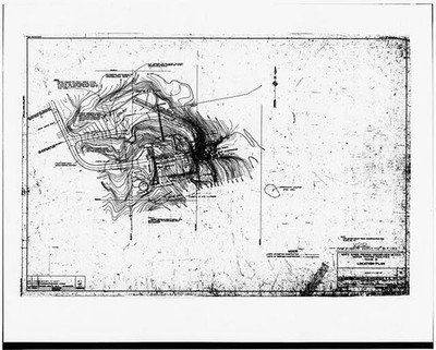 Photo:White Sands New Mexico 1947 V-2 Rocket Static Test Facility Plan