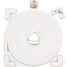 Roving Cove Slimfit Corner Edge Protector for Small 15 feet, Oyster White