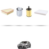 Hoffcar Set Service - 4 Filter FüR Skoda Fabia I (6Y2,6Y3,6Y5) 1.4 Tdi 59Kw D