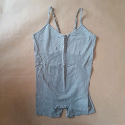 Colsie Body Suit Womens XL Gray Compression Activewear Athleisure Aesthetic