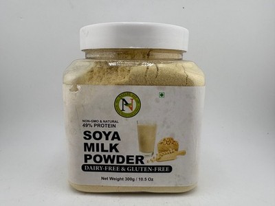 NatureVit Soya Milk Powder 300g | Vegan Plant Based Non GMO Sugar Free Milk