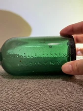 Kinsella & Hennessy Green Blob top bottle Albany, N.Y.  in good condition!