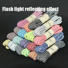 C Laces Rope Athletic Shoelaces Reflective Strings Sneakers Shoe Men Sports