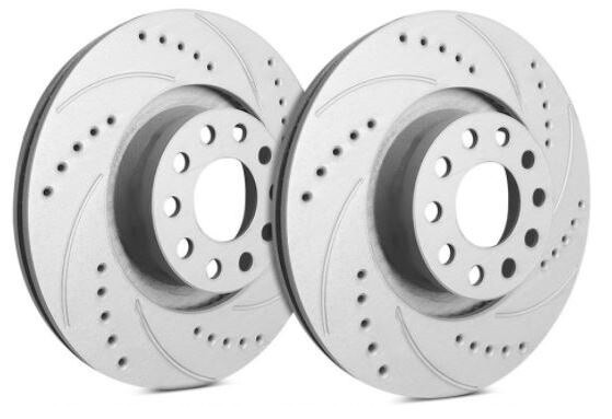 SP Front Rotors for 2009 S8 385mm Rotor | Drilled Slotted F01 