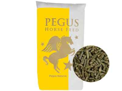 Pegus Pferdefutter Heucobs Wiesencobs Aufbaufutter Cobs mit Wiesenkräutern 25 kg