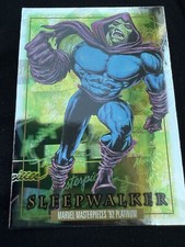 2024 Marvel Masterpieces 92 Platinum Sleepwalker #89 Holofoil Parallel!