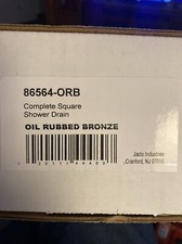 Shower Drain 86564-ORB 2" or 3" PVC Complete Square Shower Drain New In Box Nice