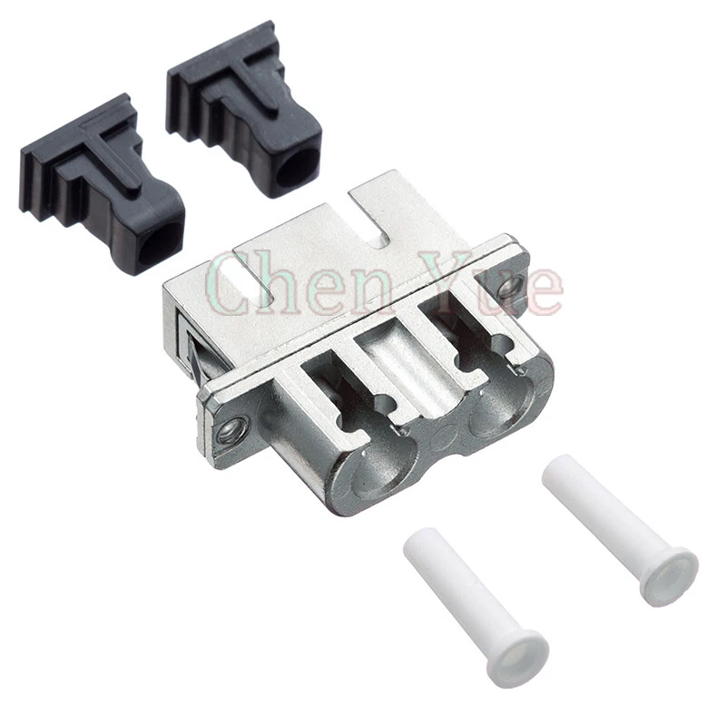 Metal Housing Duplex SC To LC Fiber Optic Hybrid Adapter SM SC-LC Hybrid Coupler - Image 2 of 4