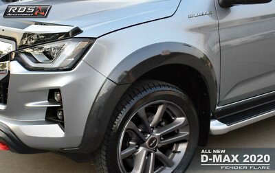 Set Grey X-Series Wheel Arch Fender Flare For Isuzu D-Max Dmax 4Door 2020 2021
