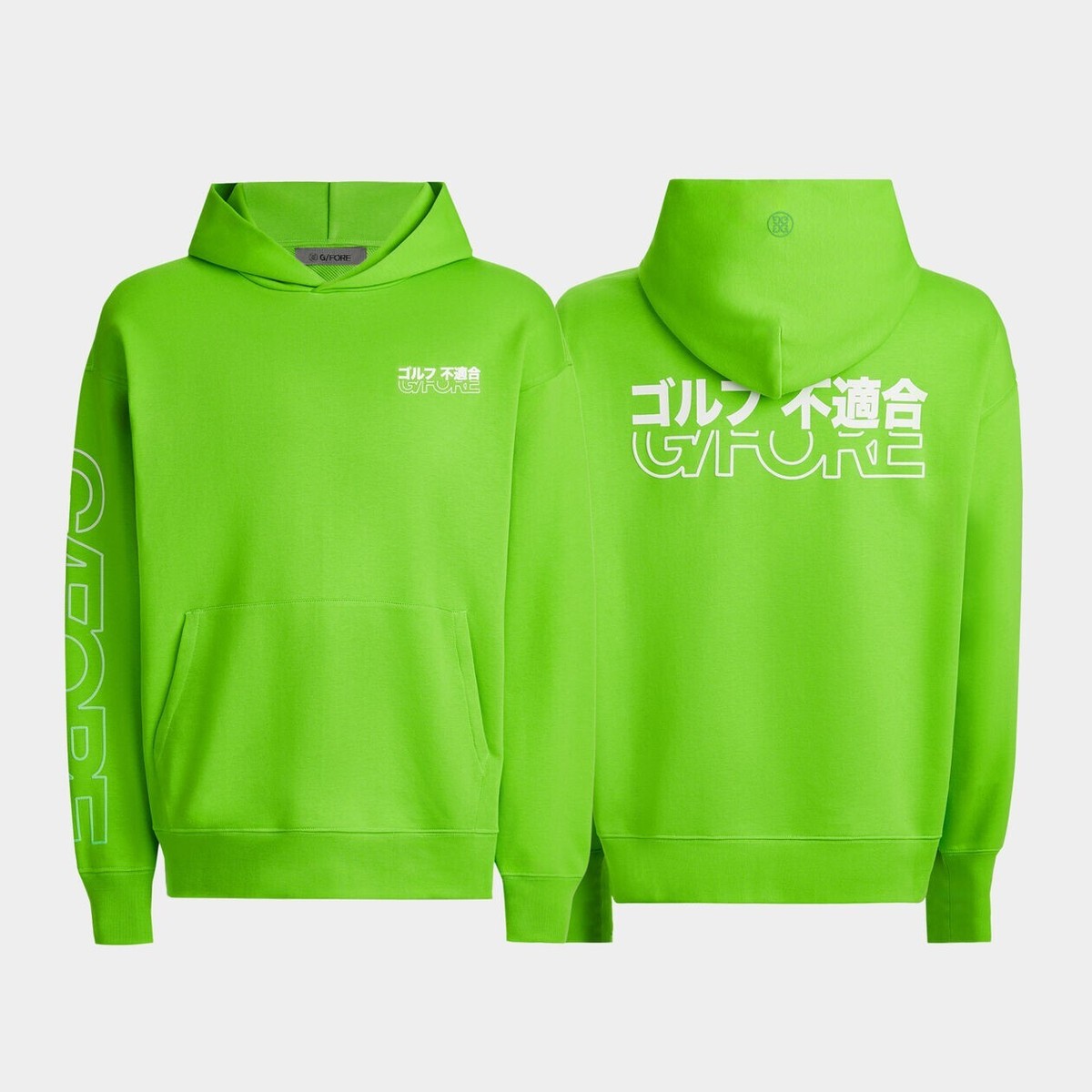 G/FORE G4 Men's OVERSIZED FRENCH TERRY HOODIE Medium Green