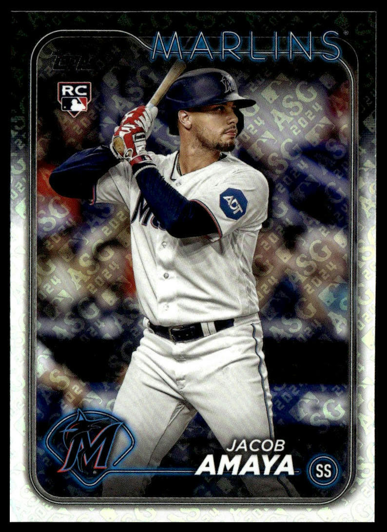 2024 Topps #144 Jacob Amaya RC ASG Foil All Star Game Exclusive