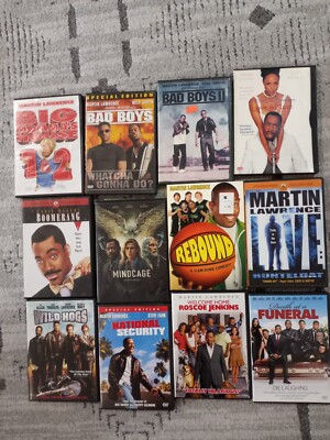 Martin Lawrence Lot National Security Bad Boys 1,2 Big Momma 1,2 Rebound & more