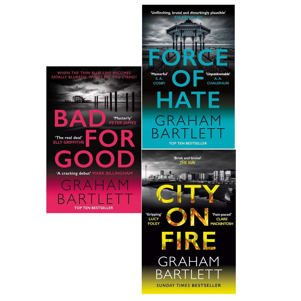 Jo Howe Series Collection 3 Books Set by Graham Bartlett Bad for Good, City