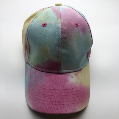 Epoch Hat E-Flag Wear Tie Dye Baseball Cap Multicolor Womens OSFM Strapback