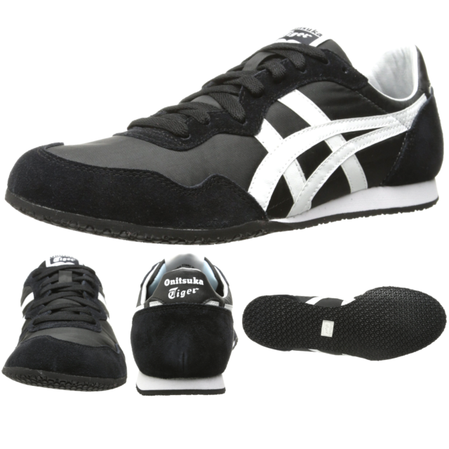 Onitsuka Tiger Serrano Classic Athletic Shoe For Men Size 10 Black White For Sale Online Ebay