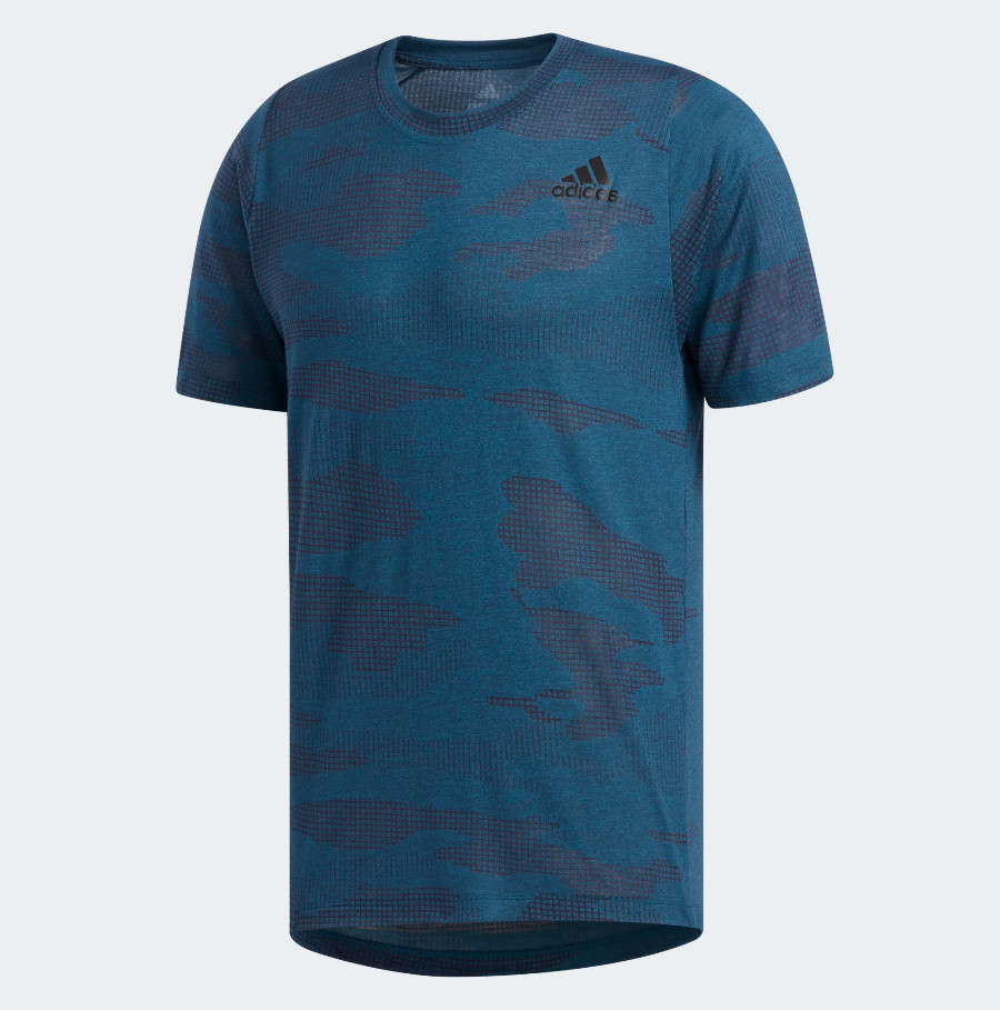 Мужская камуфляжная футболка Adidas FreeLift Camo Burnout, Tech Mineral