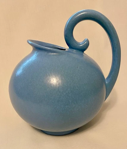 Blue Stangl Pottery #3211 Ball Style Vintage Design USA