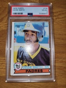 1979 Vintage Topps # 116 Ozzie Smith RC HOFer PSA 4 VG - EX 1/2 PRICE FAST SHIPN