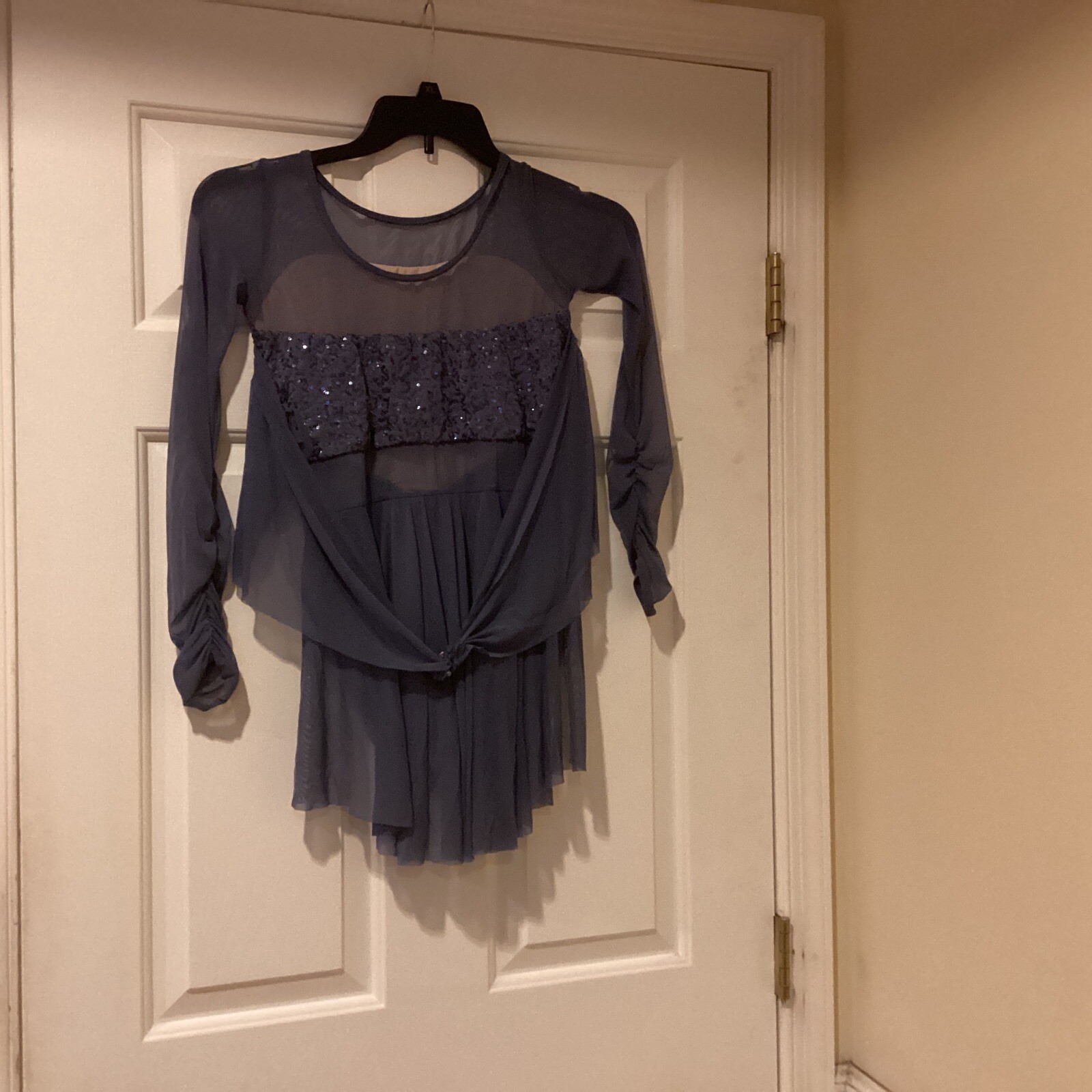 Weissman Dance Costume Child Sz XLC Gray - image 1