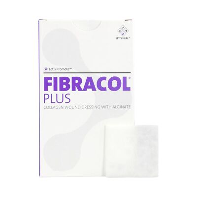 FIBRACOL Plus Collagen Wound Dressing 4'' x 4-3/8'' CA of 72