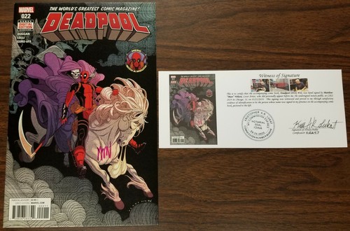 Deadpool (2016) #15 - 35 EACH SIGNED Duggan with Notarized Witness of Signature - Picture 49 of 110