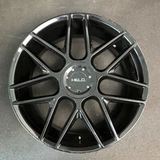 Helo HE 912 Gloss Black Wheel Rim + Cap 22x8.5 et40 5x114.3/5x120